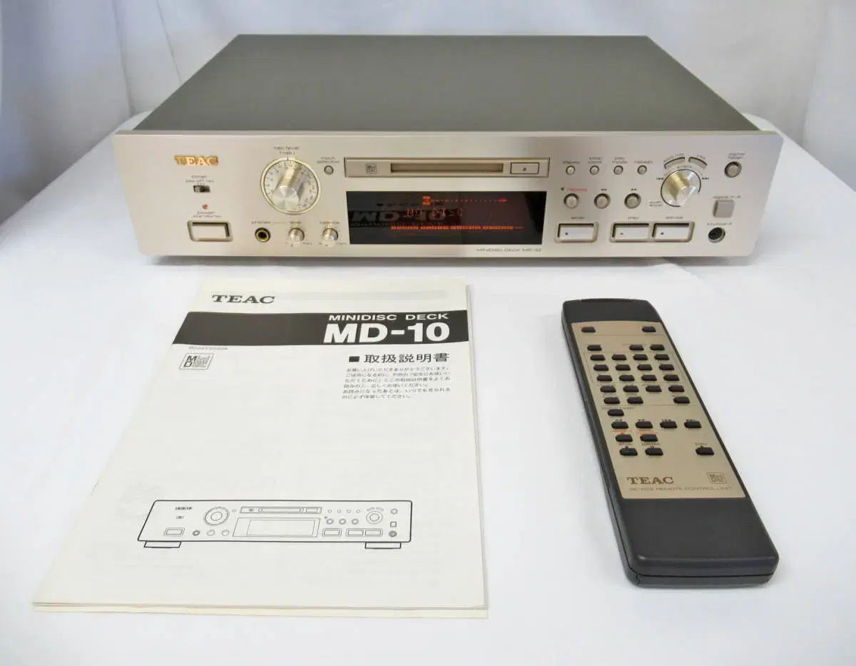 TEAC MD-05 미니디스크레코더 ( 전기능리모콘. 문자입력가능 )